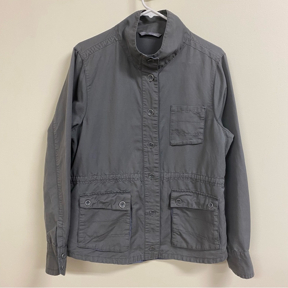Horny Toad Grey Botton Up Jacket - Large